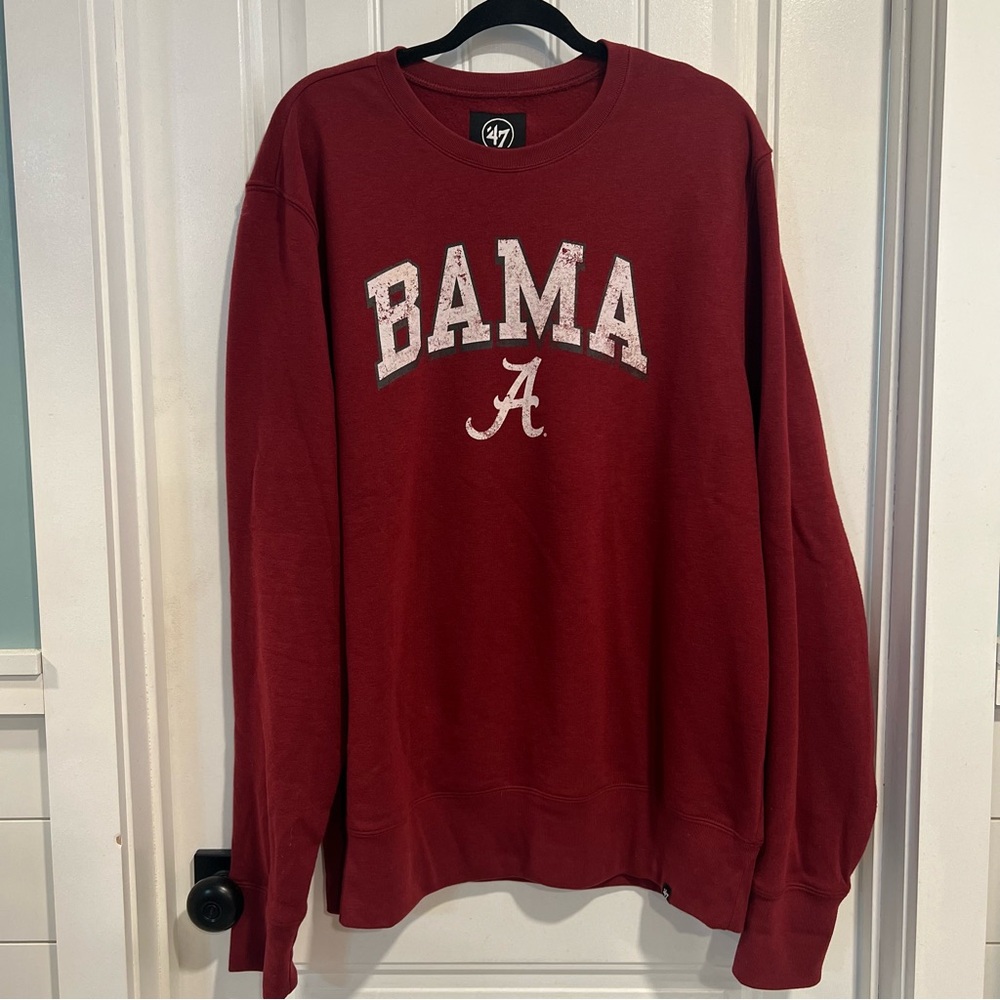 ‘47 Brand BAMA Crimson ‘Tide’ Sweatshirt.‎ Size XXL.